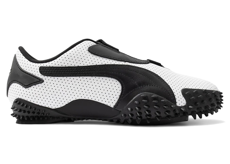Puma Mostro Perforated Leather White Black (Women's)