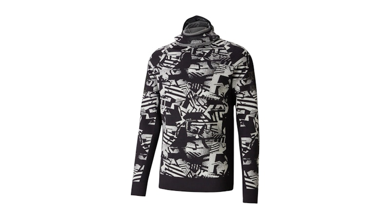 Pre-owned Puma Nemen X Scuba Graphic Long Sleeve Sweatshirt In White