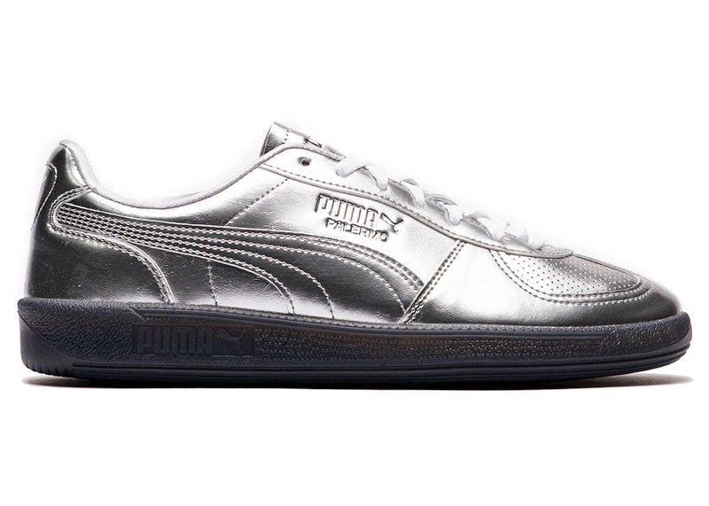 Pre-owned Puma Palermo Astro Escape Silver (women's) Sneakers In Silver/ Black
