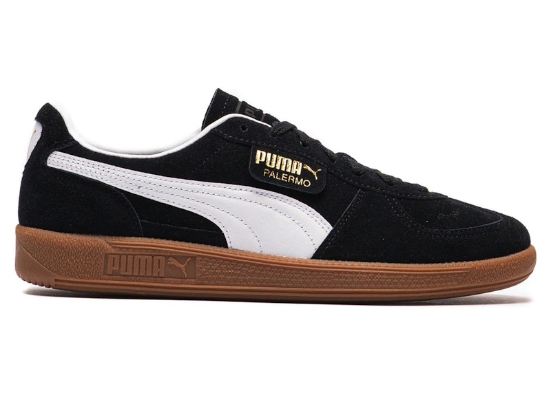 Puma Palermo Black White Gum Men's - 396463-10 - US