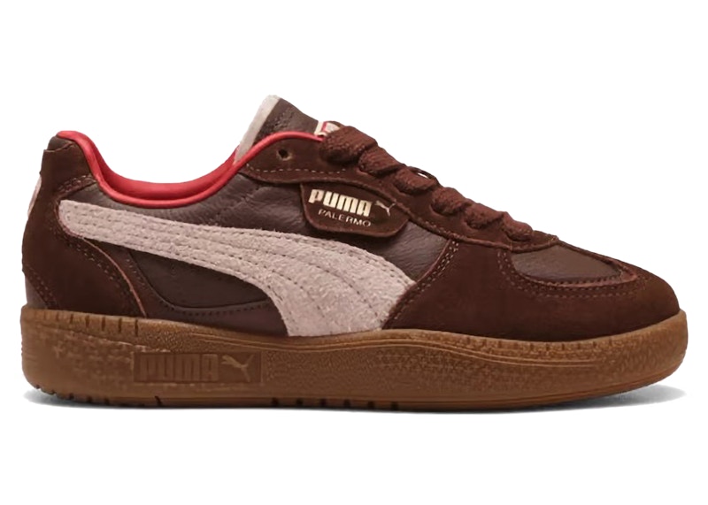 Pre-owned Puma Palermo Moda Lovers Pack (women's) Sneakers In Chocotart/island Pink/red Fire In Multi