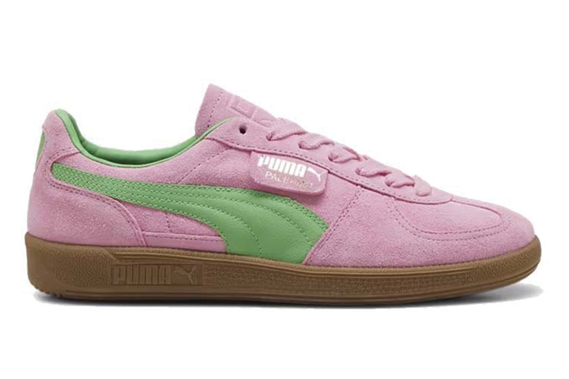 Pre-owned Puma Palermo Pink Delight Green In Pink Delight/green/gum