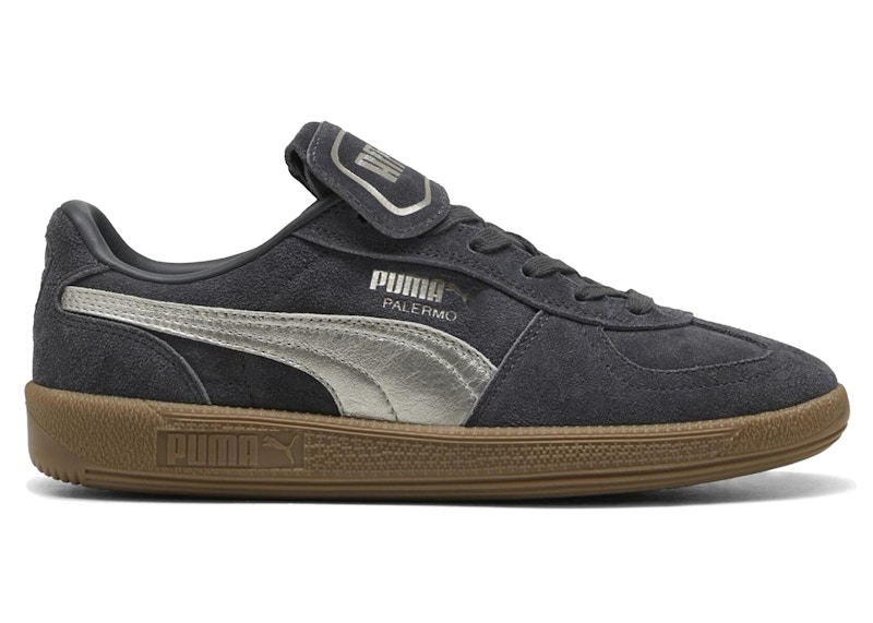 Puma Palermo Premium Metallic Dusky Gray Gum