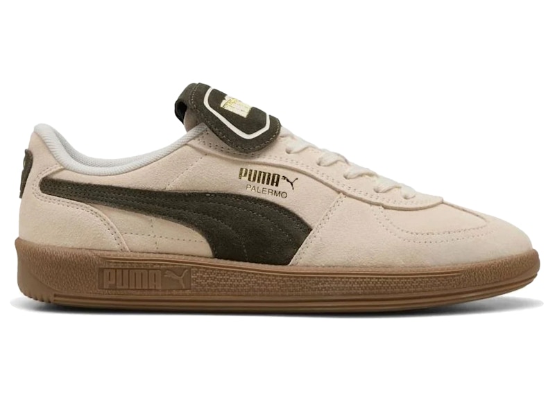 【PUMA】PALERMO PREMIUM SUEDE Puma Palermo Premium Suede Light Brown Dark Olive Men's