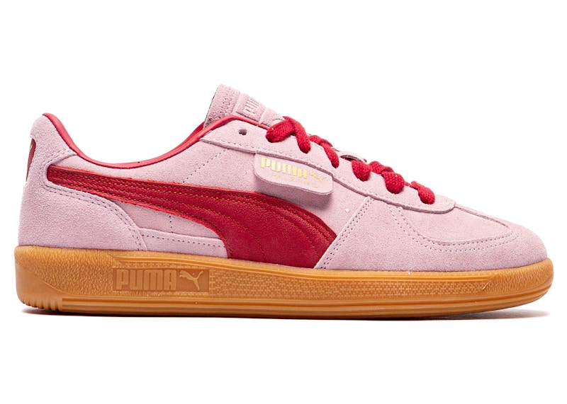 Pre-owned Puma Men's Palermo Sneakers In Rose Mauve/dark Crimson