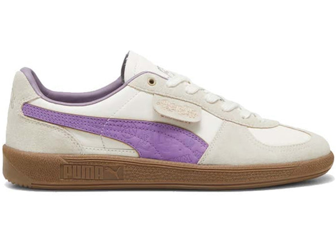 Pre-owned Puma Palermo Sophia Chang Frosted Ivory (women's) In Frosted Ivory/dusted Purple