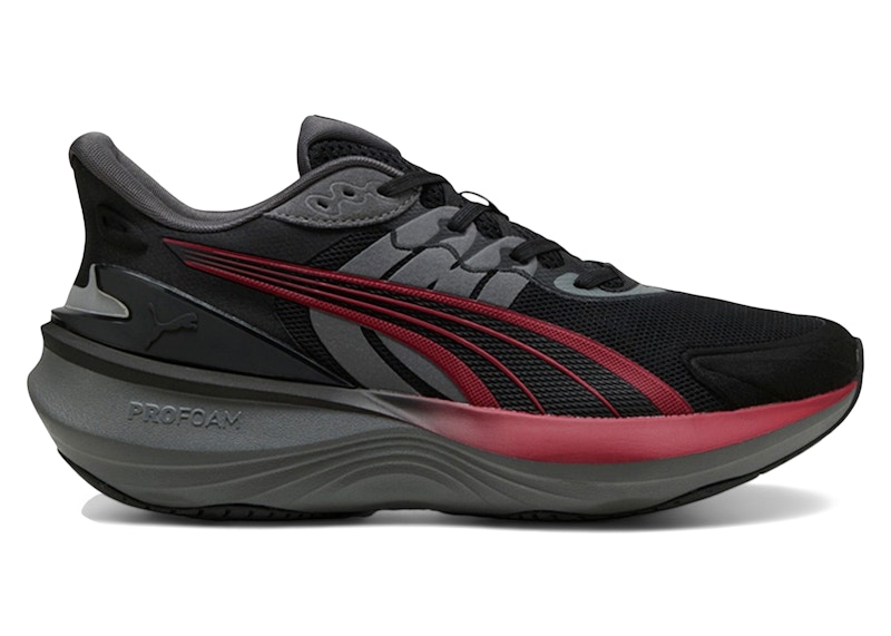 Puma Pulse Pro Black Dark Crimson