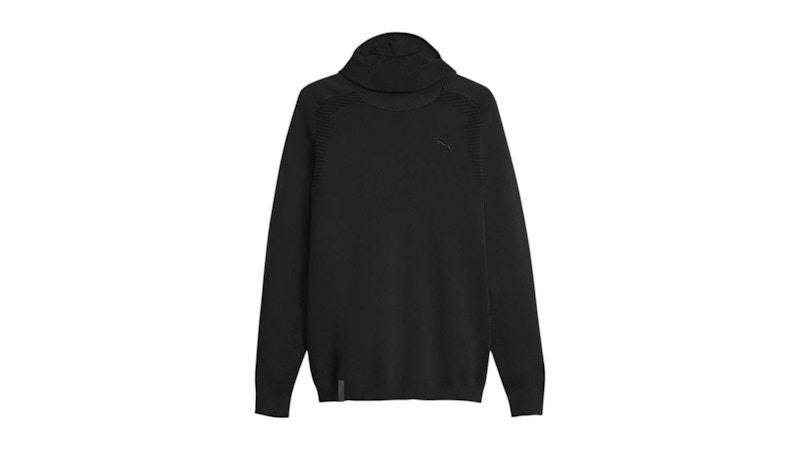 Puma Pumatech Knitted Scuba Pullover Hoodie Black