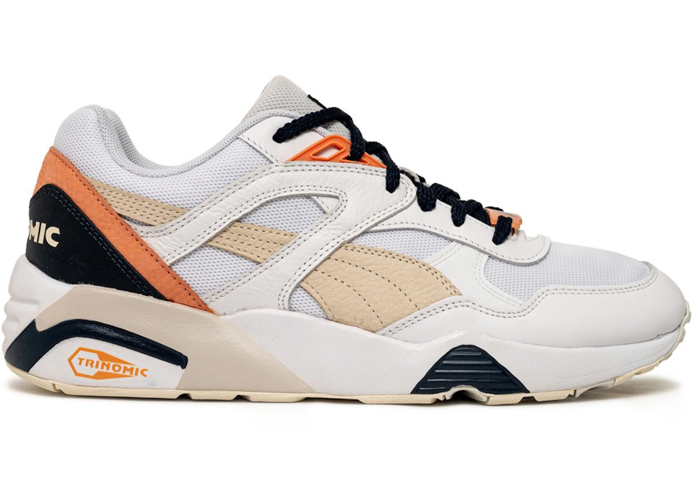 Puma R698 Reverse Classics White Pristine Peacoat Men's 383534