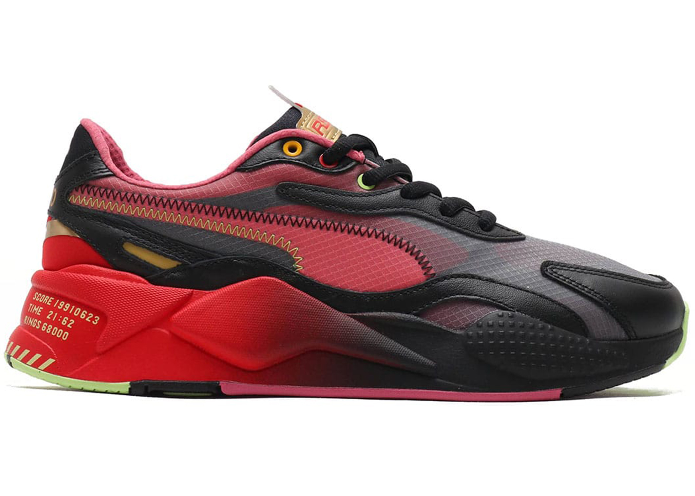 Puma RS X 3 Sonic The Hedgehog Black Red Men s 374313 01 US