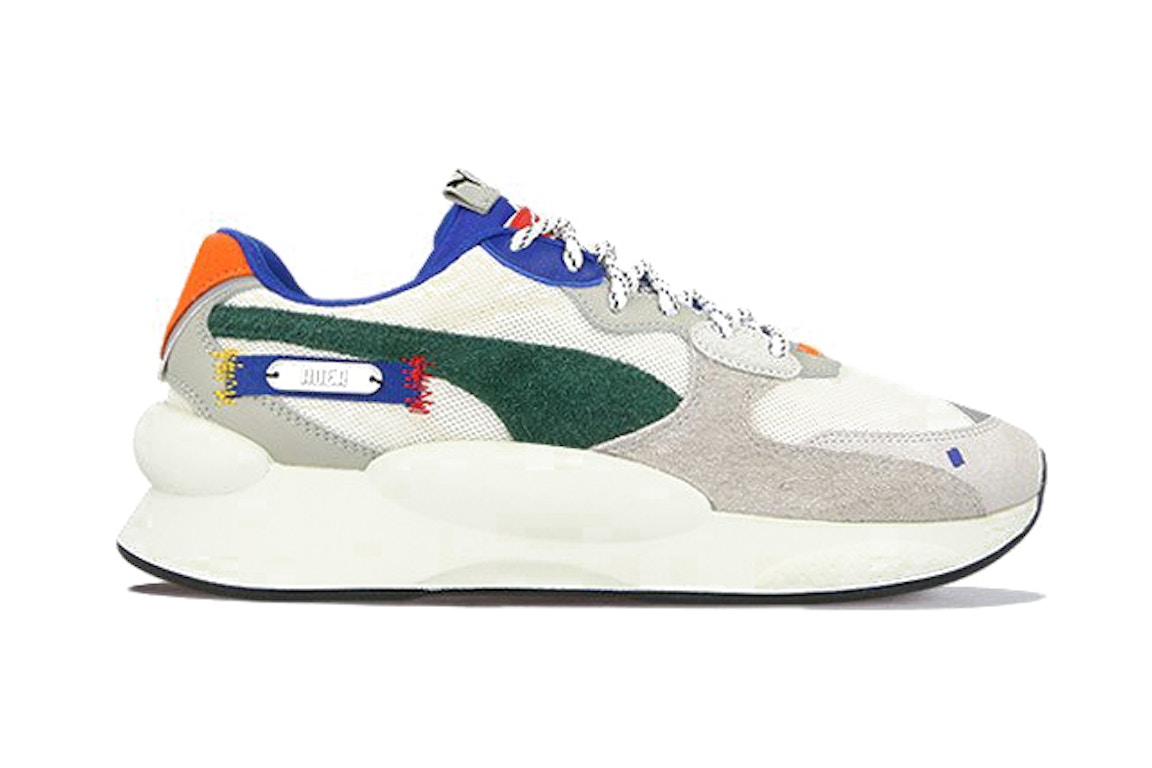 Pre-owned Puma Rs 9.8 Whisper Ader Error White In White/green/blue-orange