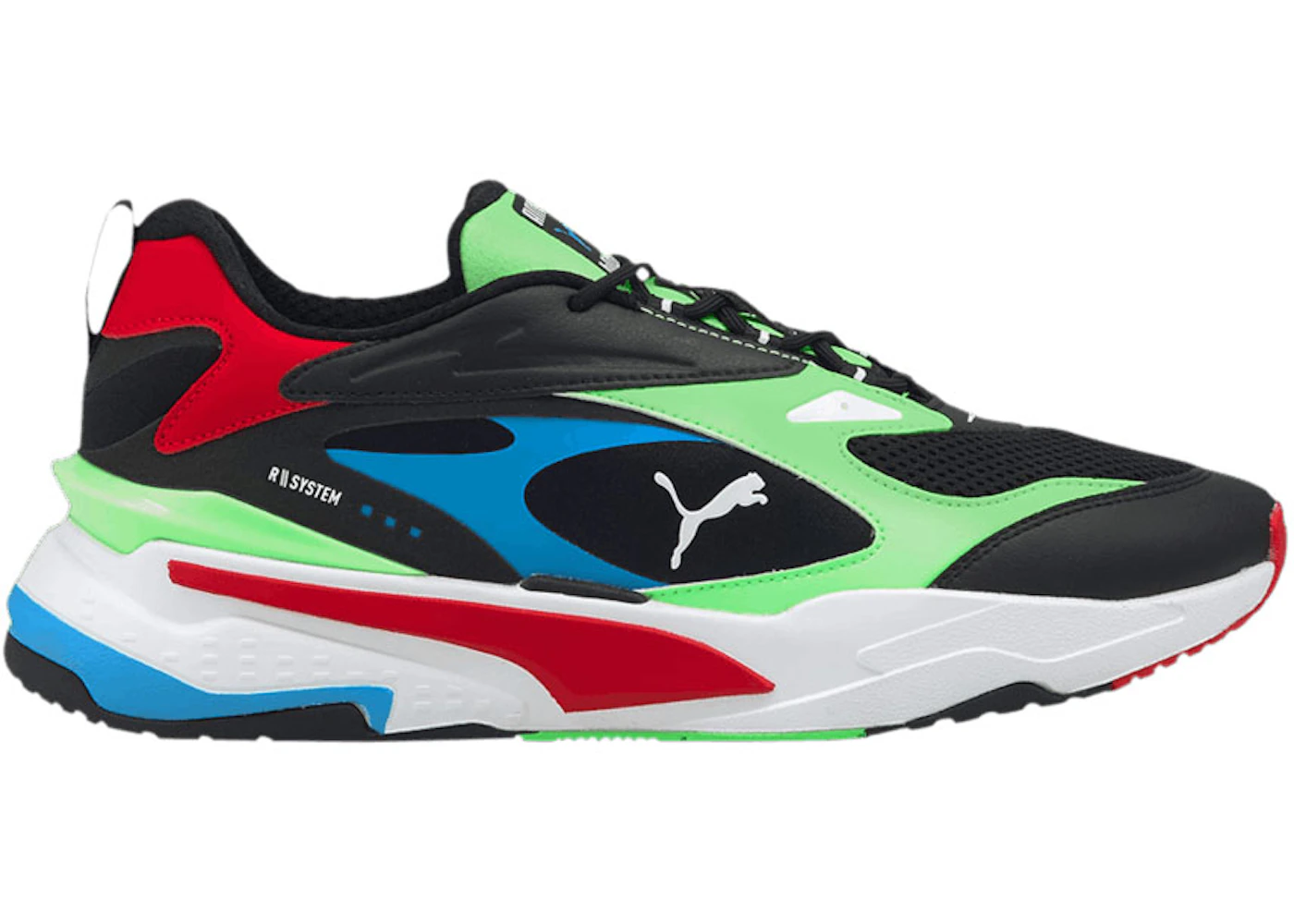 Puma RS-Fast Black Elektro Green Men's - 380562-01 - US