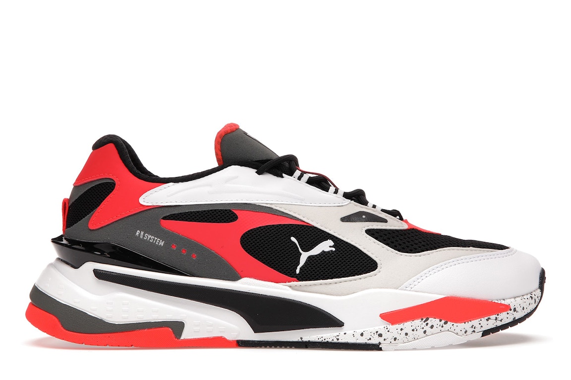 Click to view more detailed imagery on our partner's website Pre-owned Puma Rs-fast Black Red Blast In White/black/red Blast