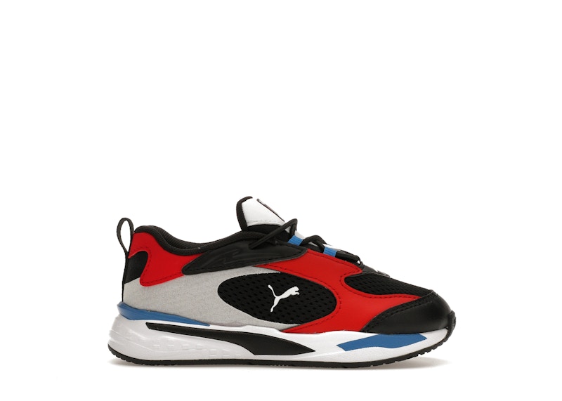 Pre-owned Puma Rsfast Sneakers In Black/urban Red/future Blue
