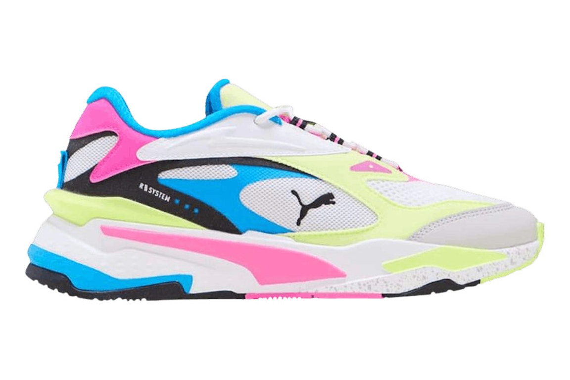 Pre-owned Puma Rs-fast Colorblock Yellow (gs) In White/pink/yellow
