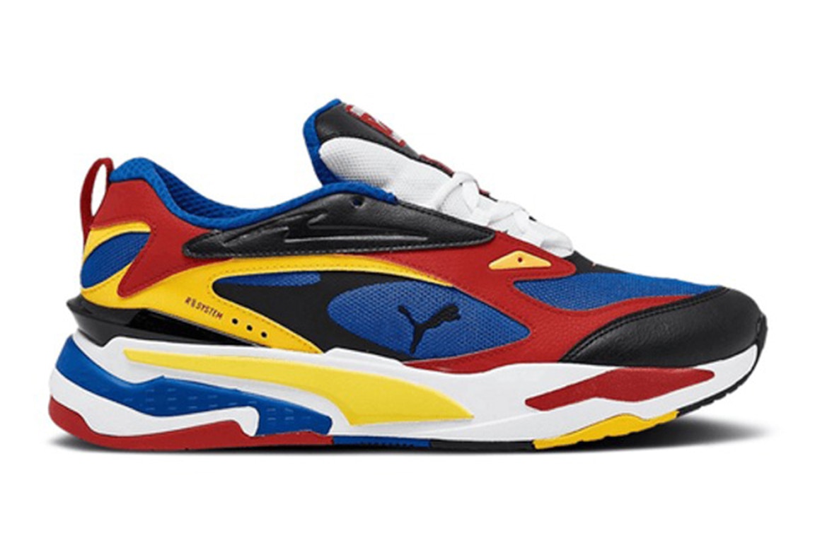 Click to view more detailed imagery on our partner's website Pre-owned Puma Rs-fast Limits In Royal/black/dandelion