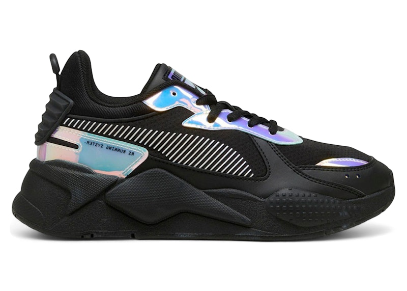 Pre-owned Puma Rsx Iridescent Pack Black (women's) Sneakers In Cool Mid Gray/shadow Gray