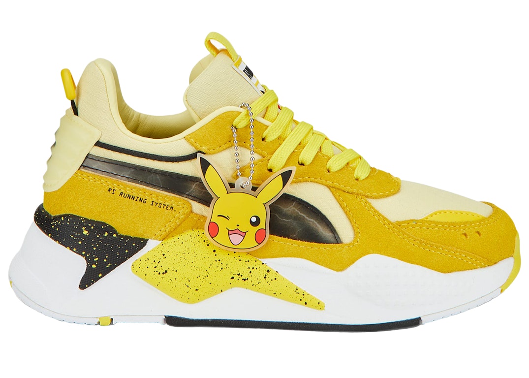 Pre-owned Puma Rs-x Pokémon Pikachu (gs) In Empire Yellow/pale Lemon