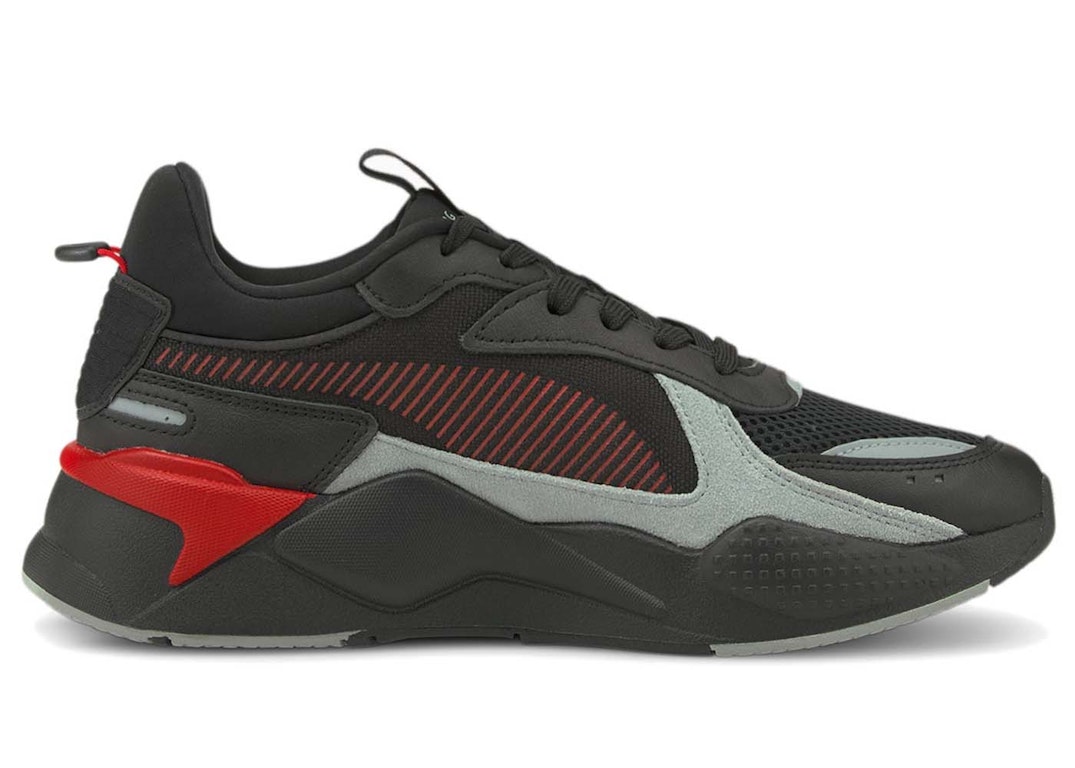 Pre-owned Puma Rs-x Reinvention Black High Risk Red In Black/high Risk Red