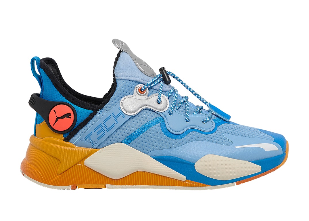 Pre-owned Puma Rs-x T3ch X Thundercats Lion-o (gs) In Indigo/bunting-silver