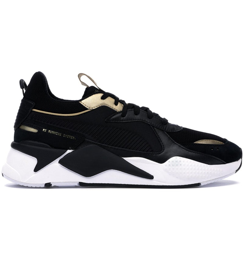 Puma RS-X Trophies Black Gold Men's 369451-01 US