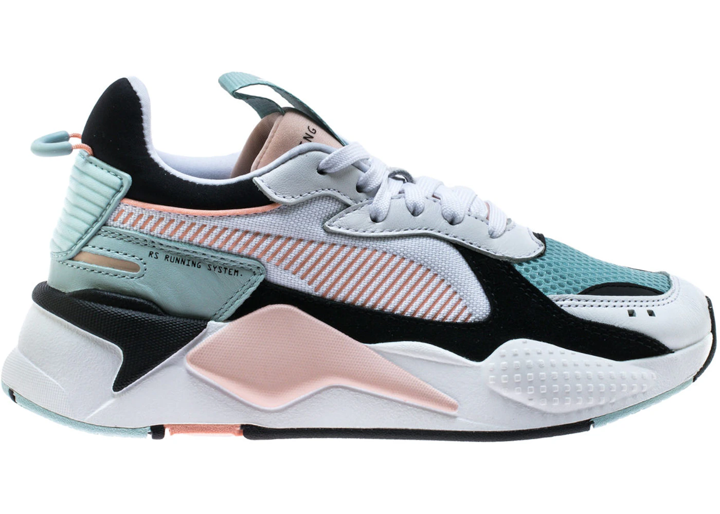 Puma RS X Reinvention White Pink Aqua Women s 370749 06 US