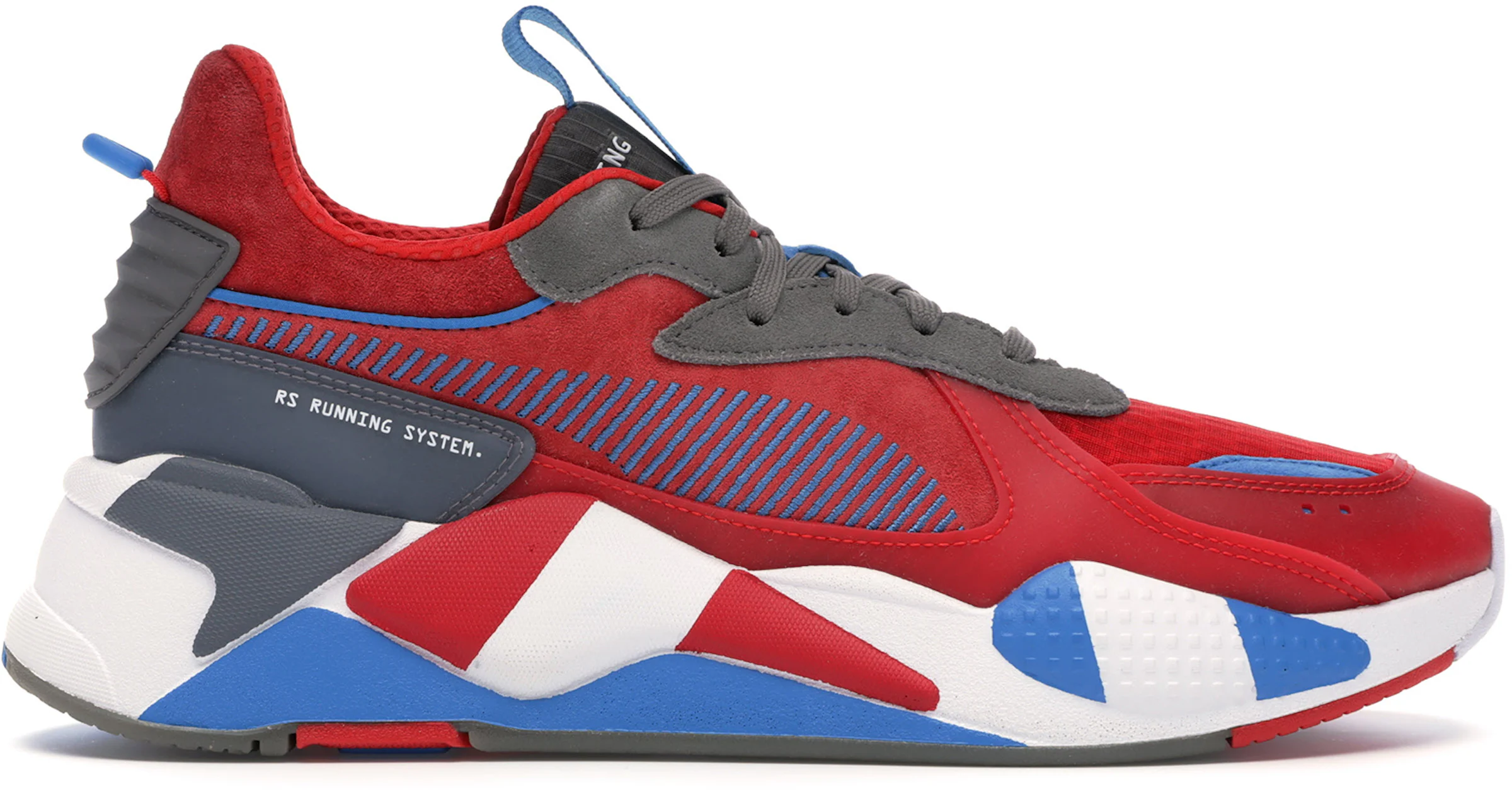 PUMA RS-X Retro Red Steel Gray for Sale, Authenticity Guaranteed