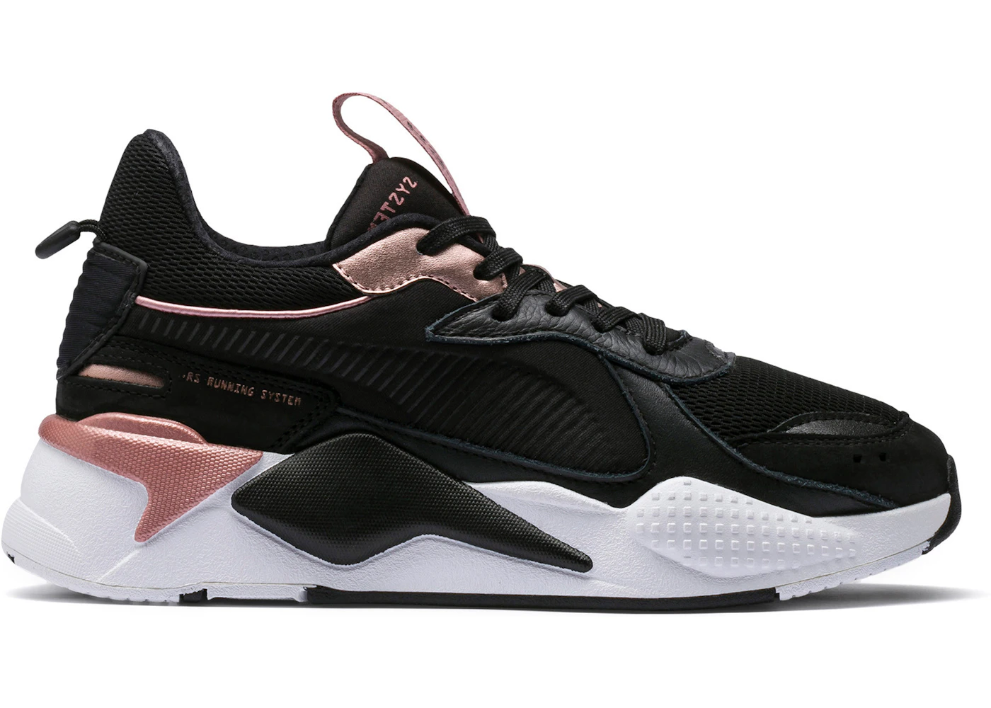 Black rose gold sales trainers