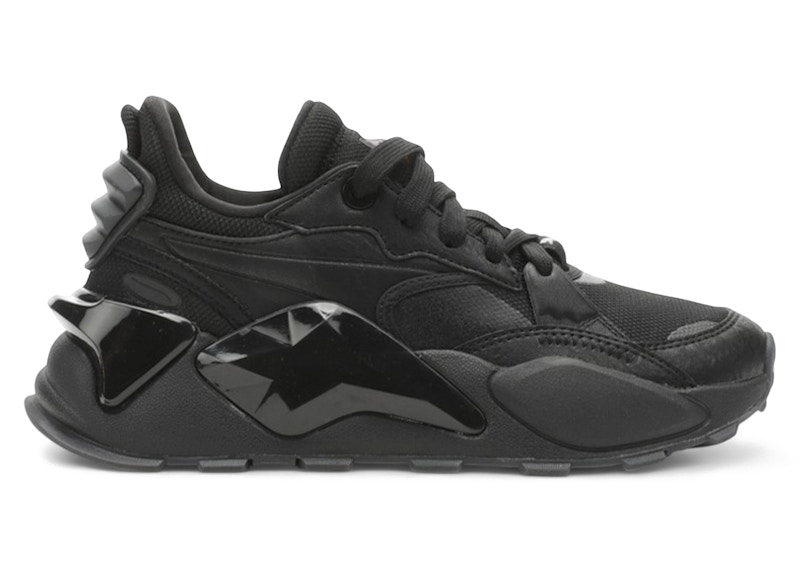 Pre-owned Puma Rsxl Forever Diamond Black Sneakers In Black/flat Dark Gray In Multi
