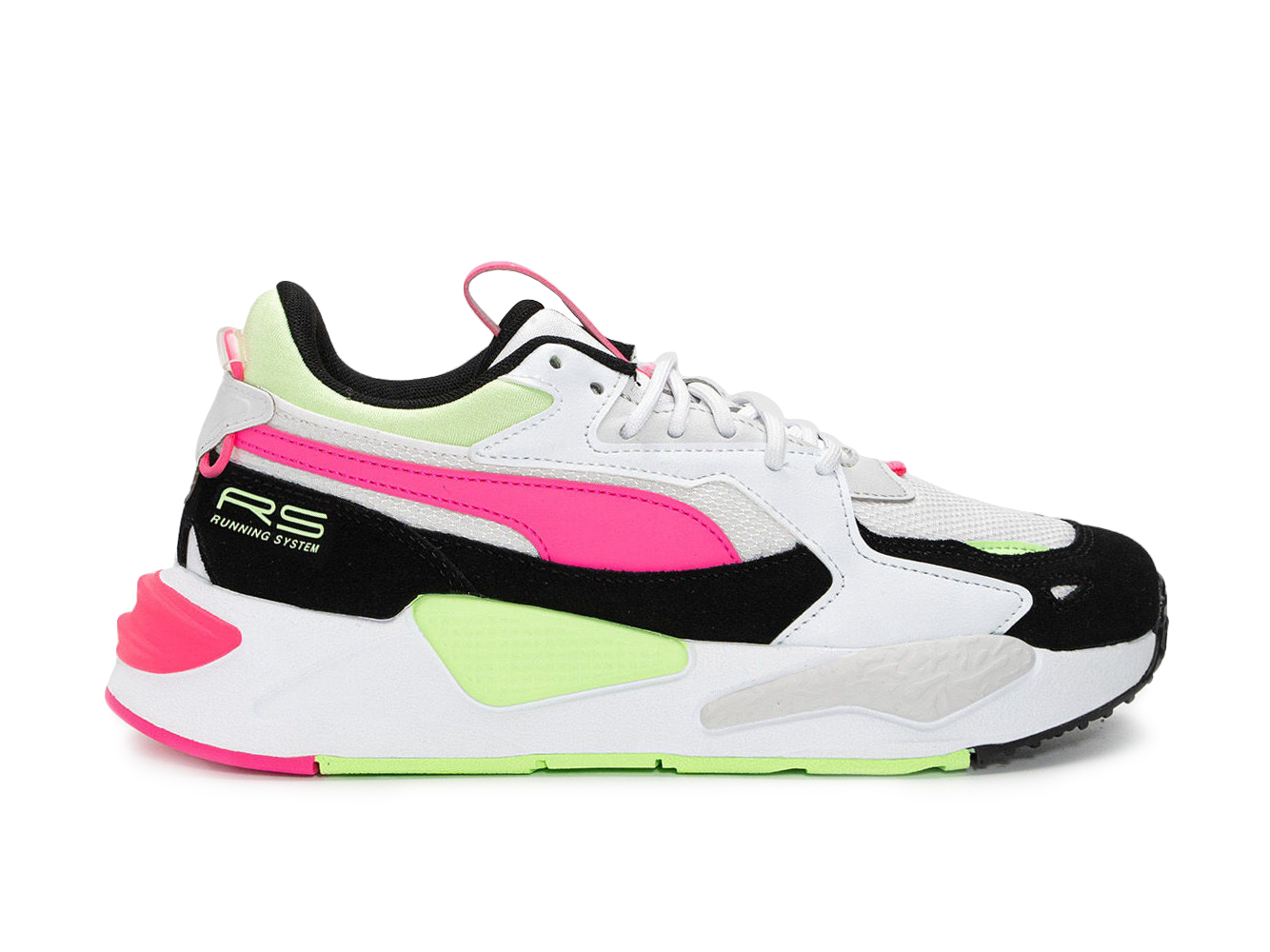 Puma RS-Z Reinvent White Fluo Pink Black Fizzy Lime (Women's 