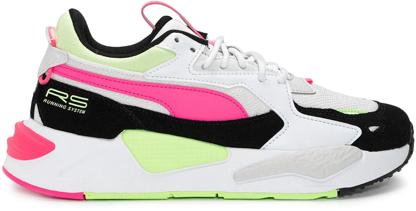 Puma RS-Z Reinvent White Fluo Pink Black Fizzy Lime (Women's) - 383219 ...
