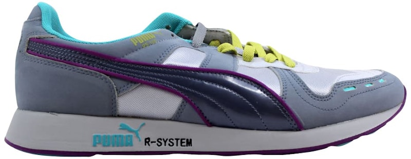 Pre-owned Puma Men's Rs100 Hl Sneakers In Gray/tradewinds/grisaille
