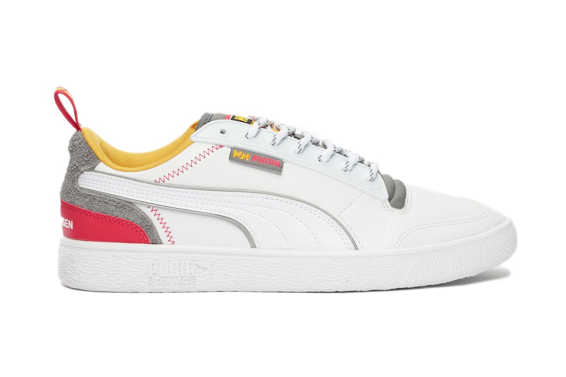 Pre-owned Puma Ralph Sampson Helly Hansen White In White/white/red