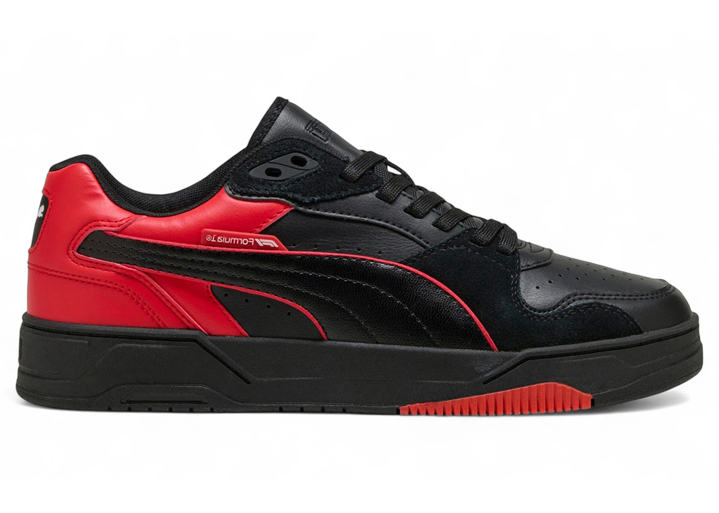 Puma Rebound Break Low Formula Black Pop Red Men's 309076-01 US