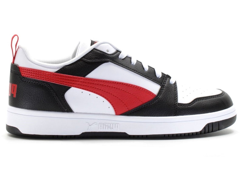 Rebound V6 Low 'White Black Red' - 392328-04