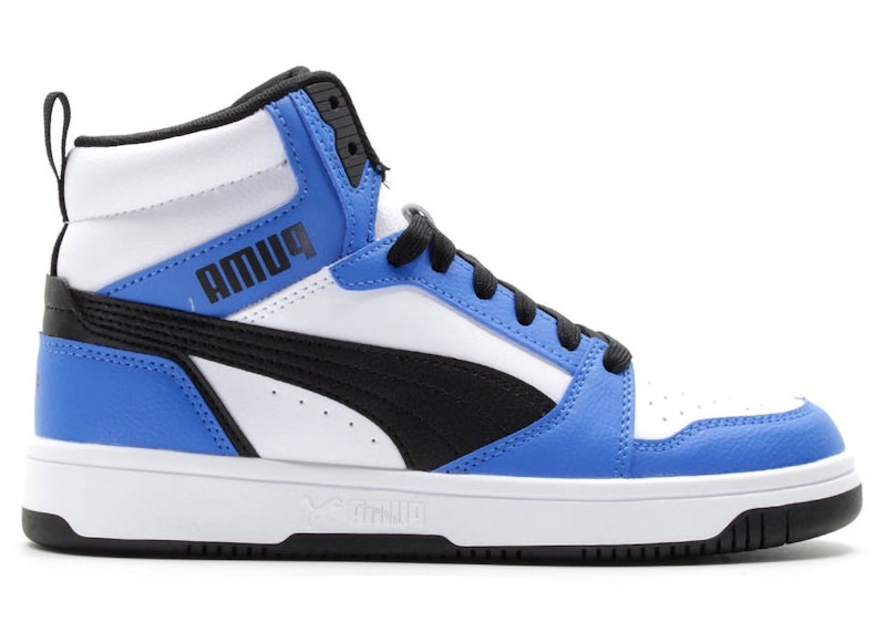 Puma Rebound V6 Mid Royal Black White (GS)