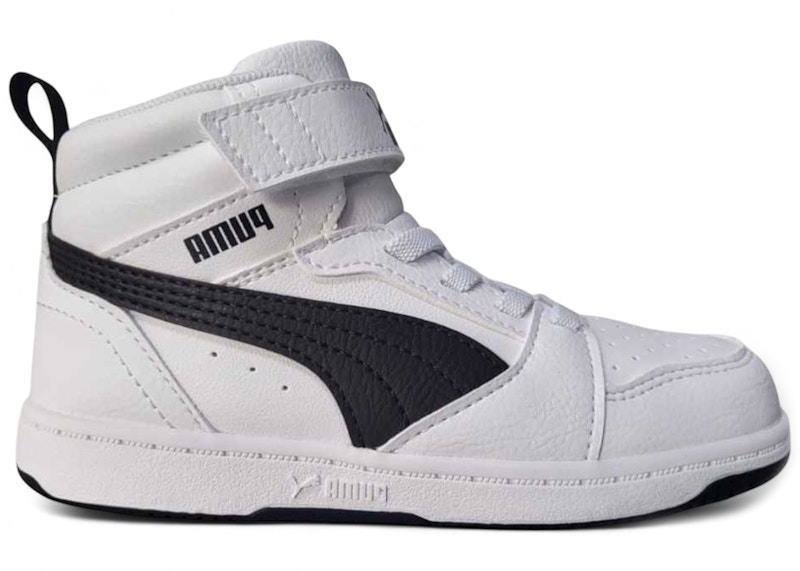 PUMA Pre-owned Rebound V6 Mid Sneakers In White/black In Multi