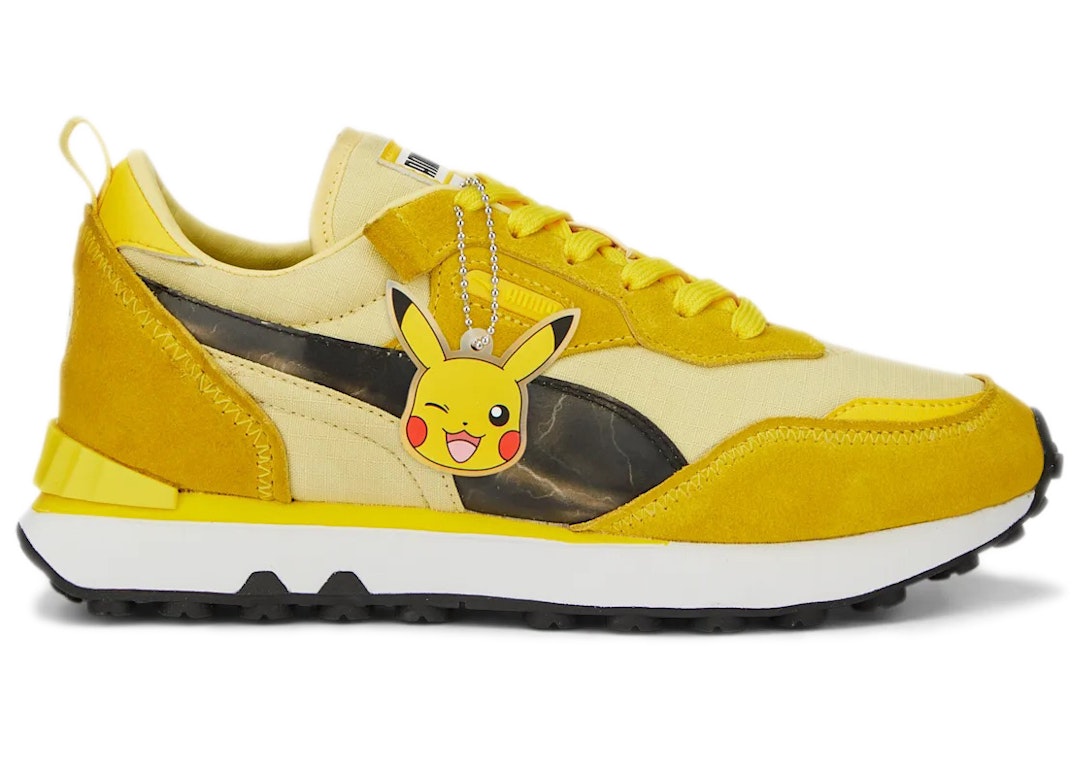 Pre-owned Puma Rider Fv Pokémon Pikachu (gs) In Empire Yellow/pale Lemon