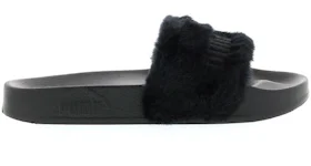 Puma Fur Slide Fur Slide Black (Women's)