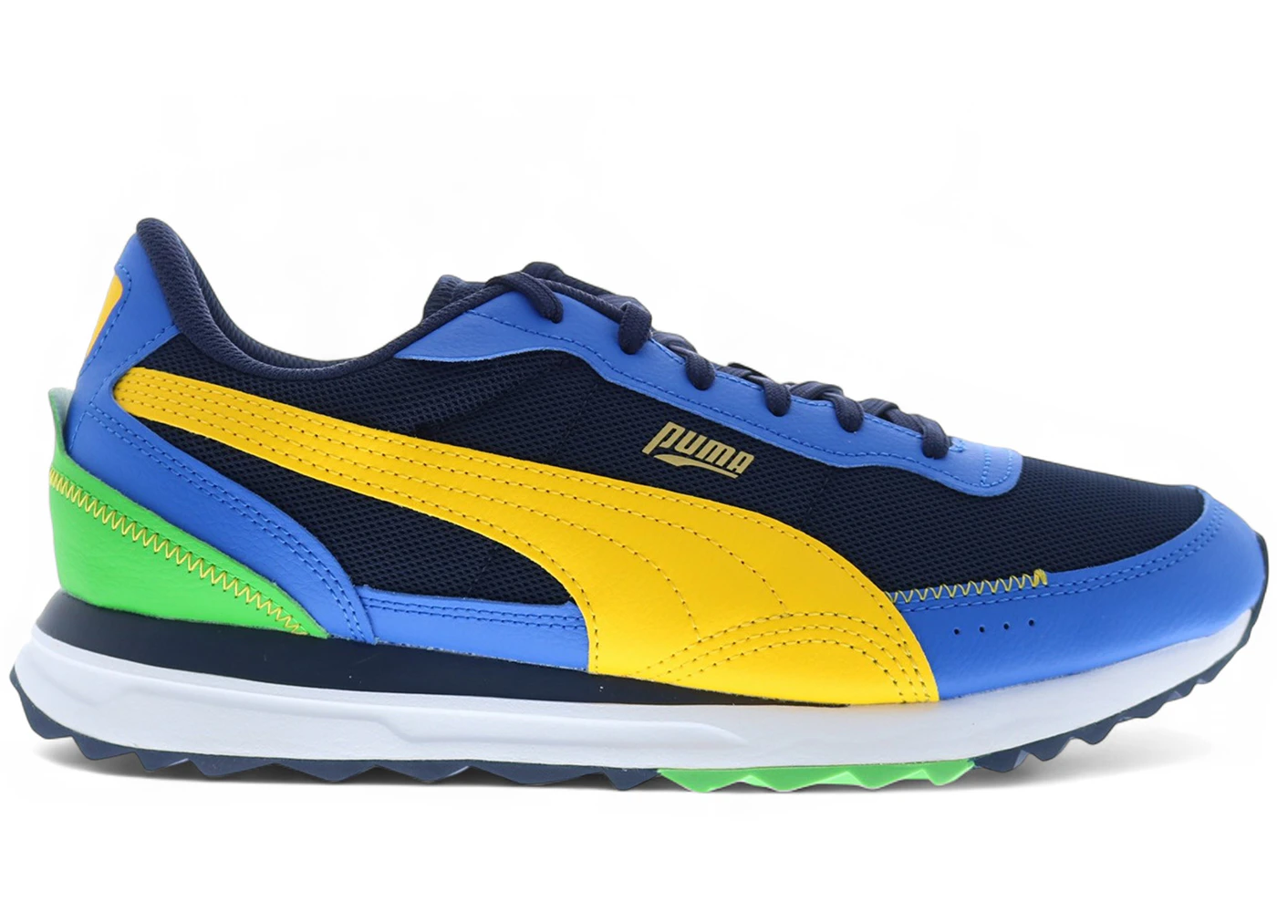 Puma Road Rider LTH Navy Yellow Sizzle Men's - 397432-01 - US
