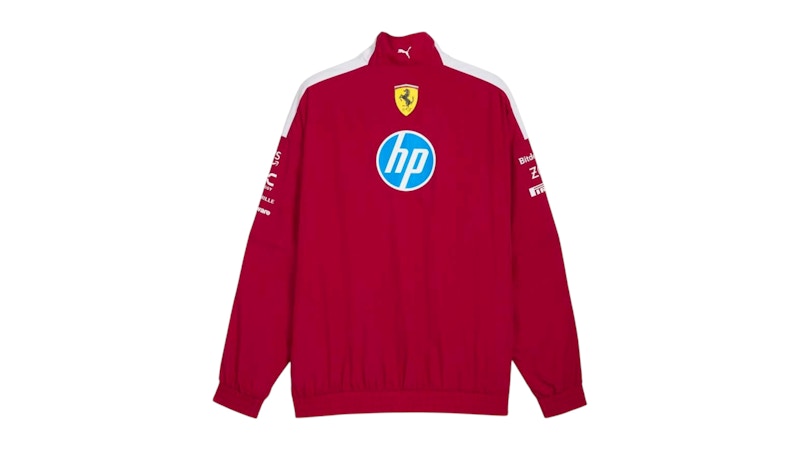 Puma SF Drivers T7 Oversized Full Zip Jacket Dark Cherry
