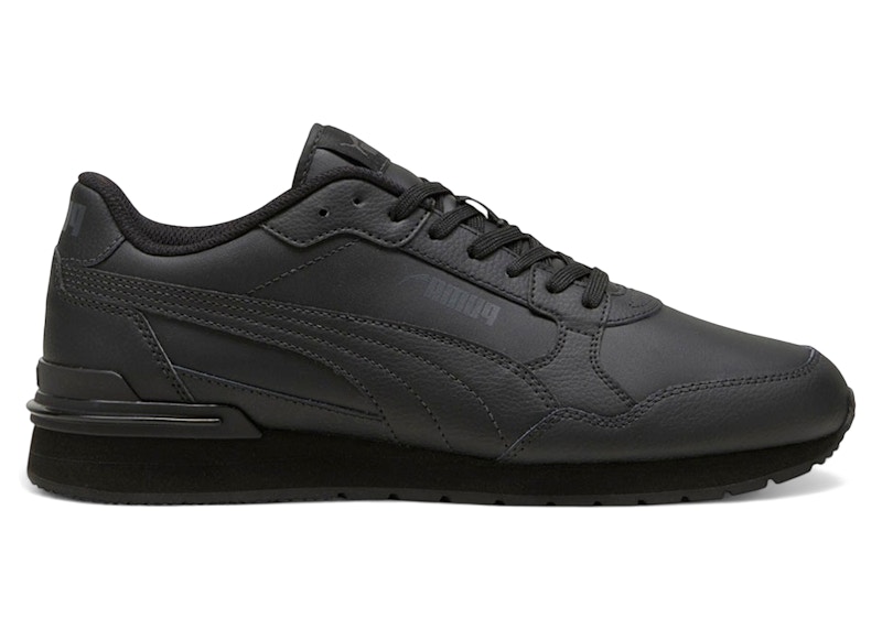 Puma ST Runner v4 Leather Black Shadow Grey