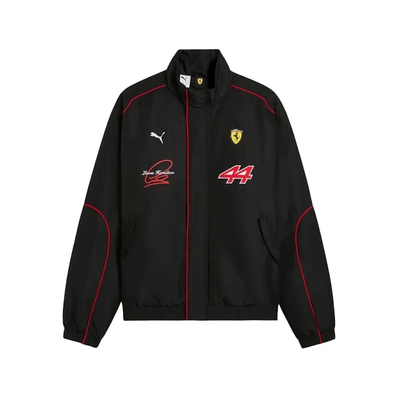 Puma Scuderia Ferrari Formula 1 PUMA Lewis Hamilton Racing Jacket Black