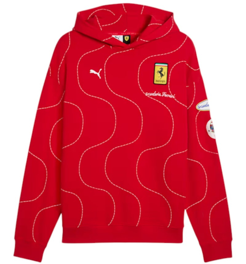 Puma Scuderia Ferrari HP Monza Hoodie Rosso Corsa Men's US