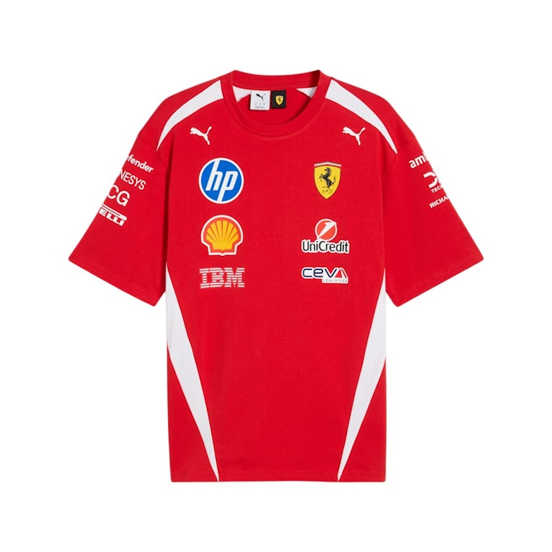 Puma Scuderia Ferrari HP Replica Drivers T-shirt (SS26) Puma Red