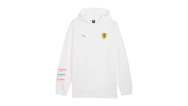 Puma Scuderia Ferrari Special Edition Miami Hoodie White