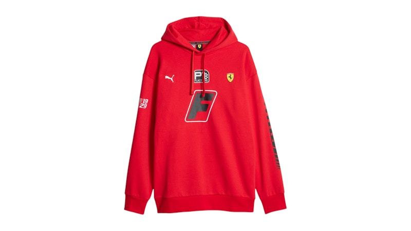Puma Scuderia Ferrari Race Garage Crews Pullover Hoodie Red