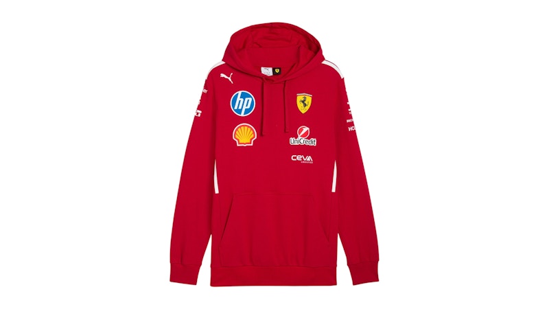 Puma Scuderia Ferrari Team Hoodie Red (2025)