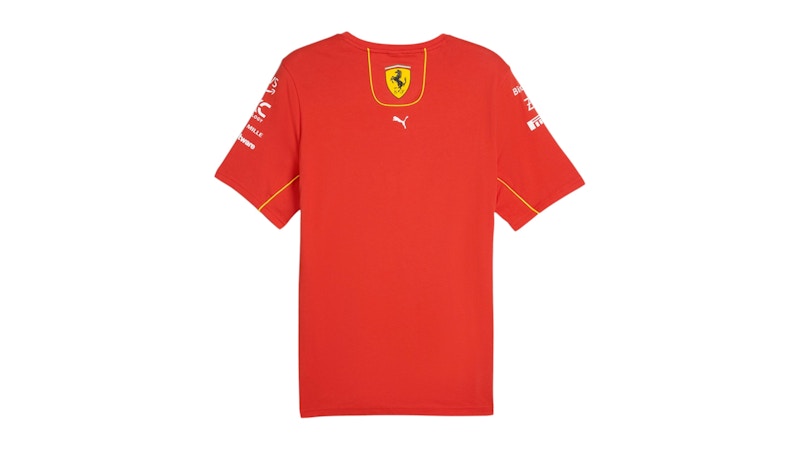 Puma Scuderia Ferrari Team Logo Crew Neck Short Sleeve T
