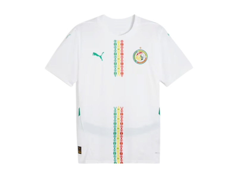 Pre-owned Puma Men's  Senegal 2025 Home Replica Jersey Jersey In White/sport Green